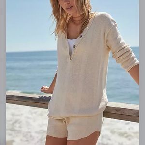 Free people Venice sweater set